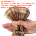 flat tip hair extension Wholesale black flat tip cuticle aligned virgin human hair extension vendors remy hair flat tip